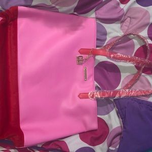 Pink and Red juicy couture shoulder purse